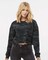 Independent Trading Co® Women's Lightweight Long Sleeve Crop Crewneck Sweatshirt
